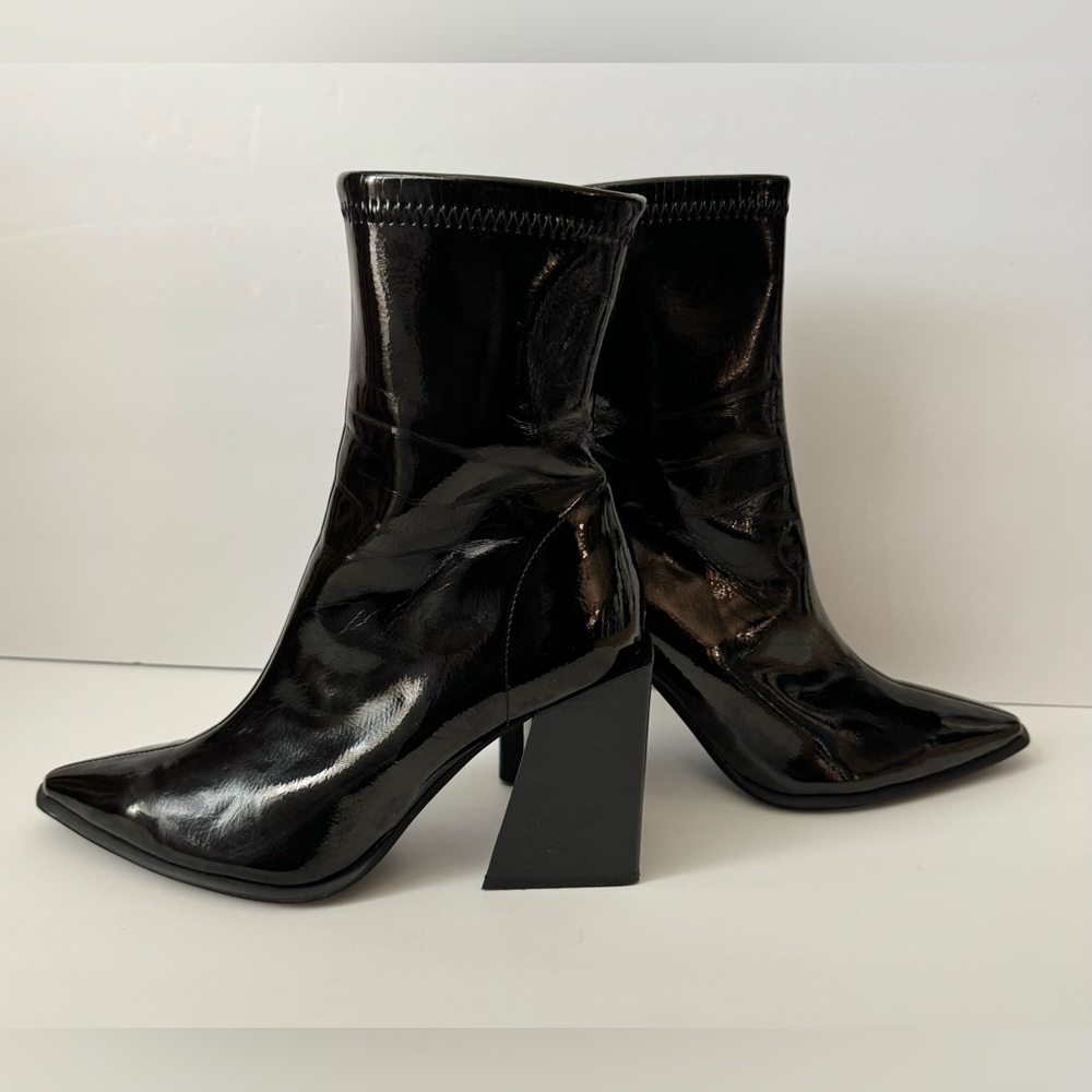 Jeffrey Campbell la siren black booties 6 - Picture 8 of 13